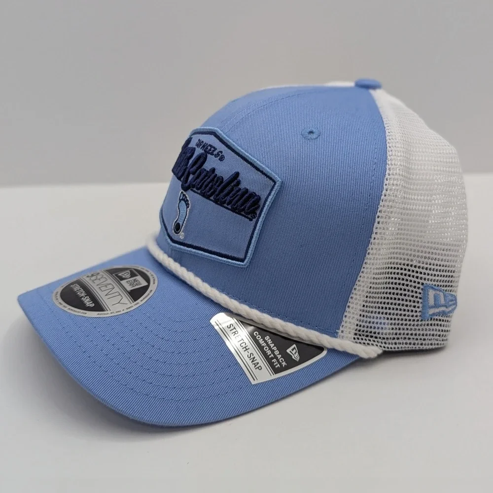 New Era UNC‎ Tar Heels North Carolina 9SEVENTY Snap Back Trucker Hat Blue White